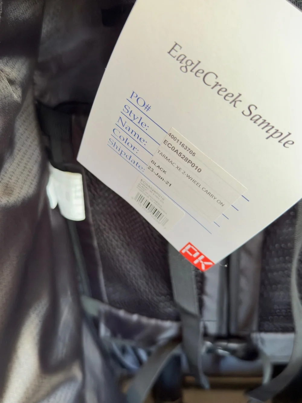 NEW Eagle Creek Tarmac XE 2-Wheel Carry-On | Black | Tags Attached